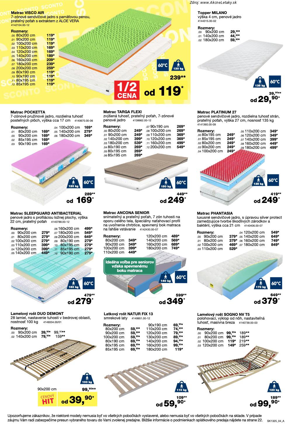 Leták Sconto (15. 10. - 4. 11. 2025) - strana 4 z 24