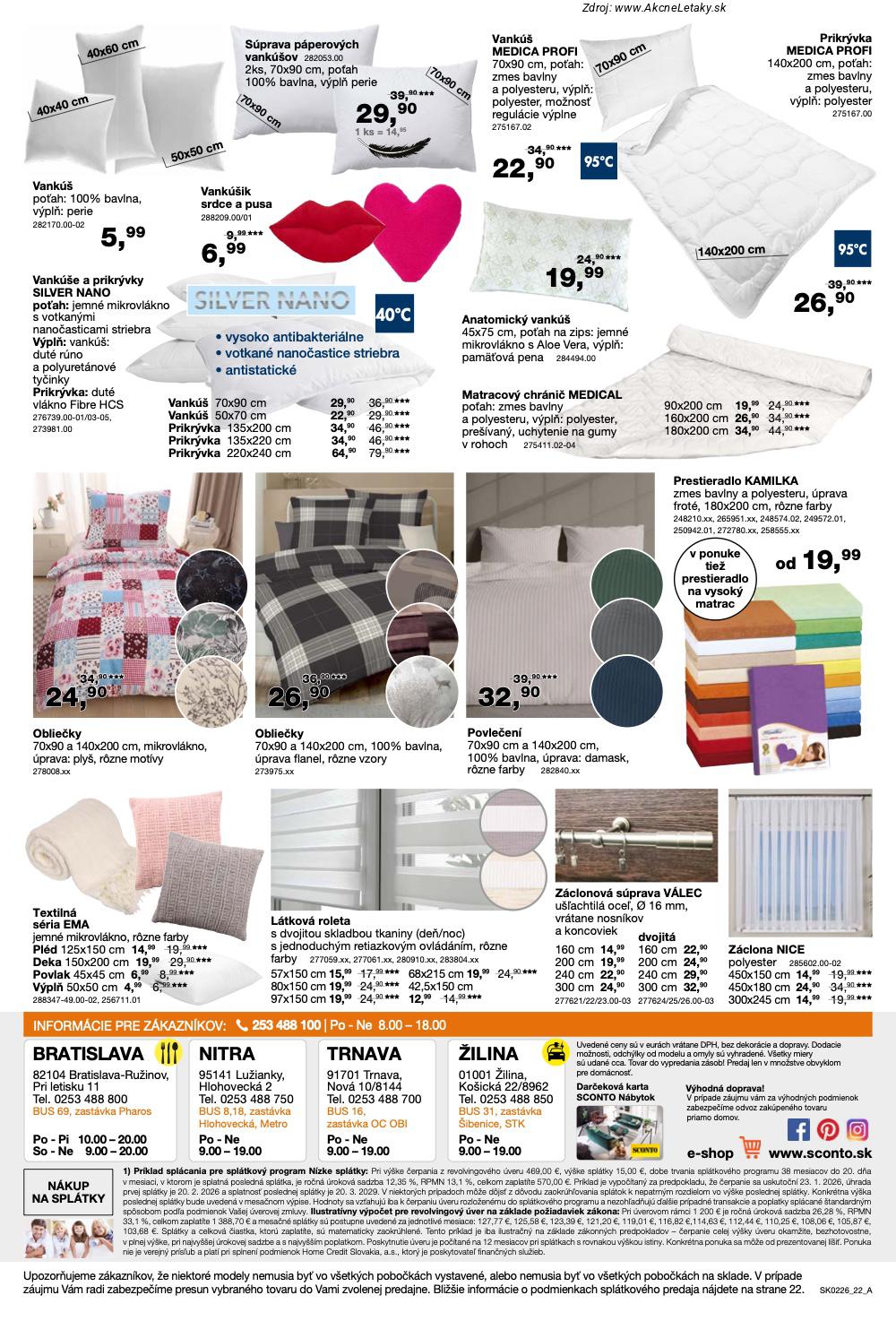 Leták Sconto (21. 1. - 10. 2. 2026) - strana 22 z 24