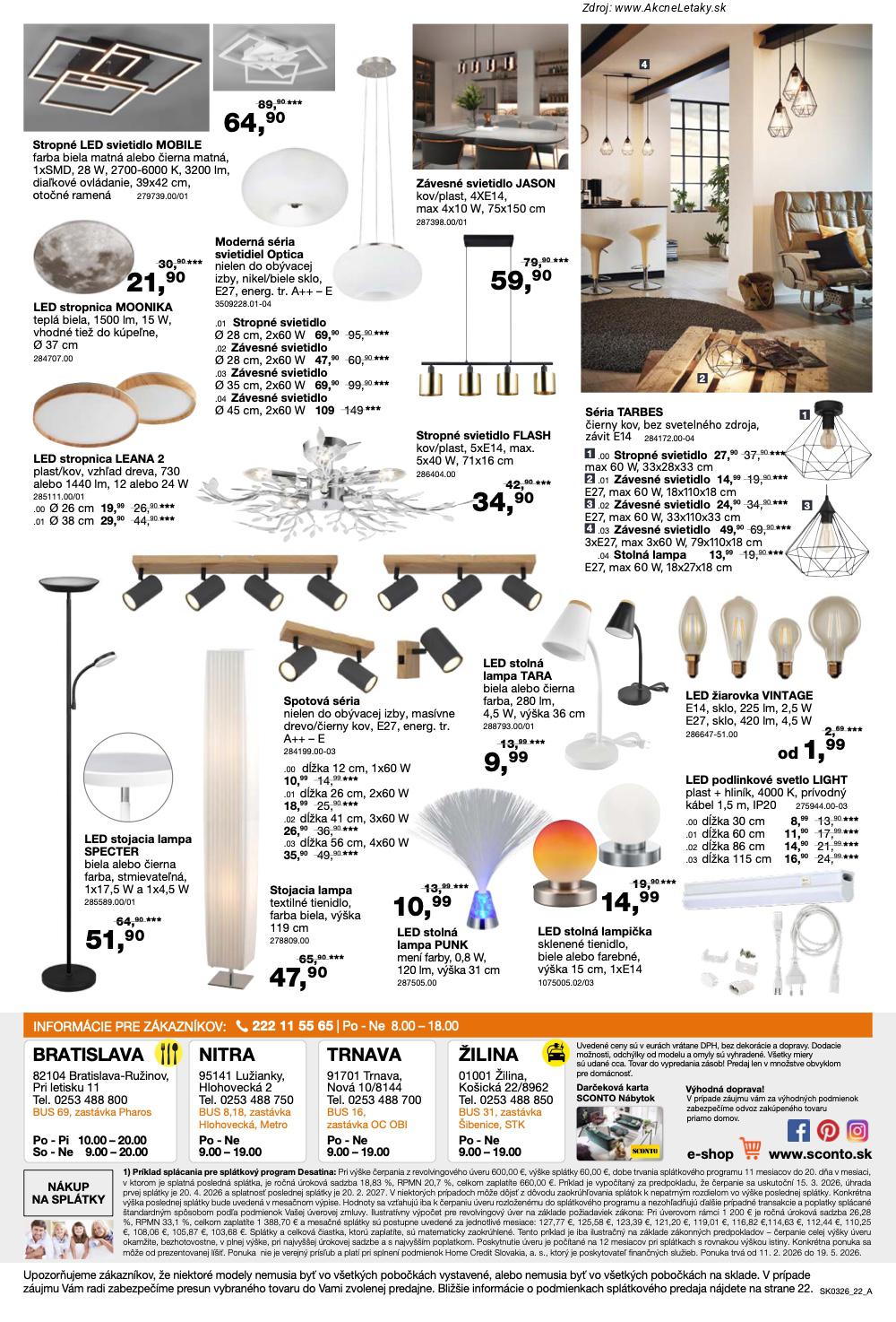 Leták Sconto (11. 2. - 3. 3. 2026) - strana 22 z 24