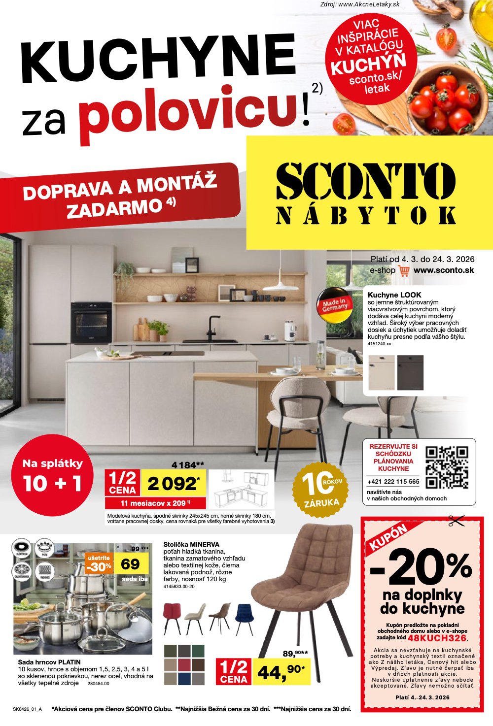 Leták Sconto - strana 1