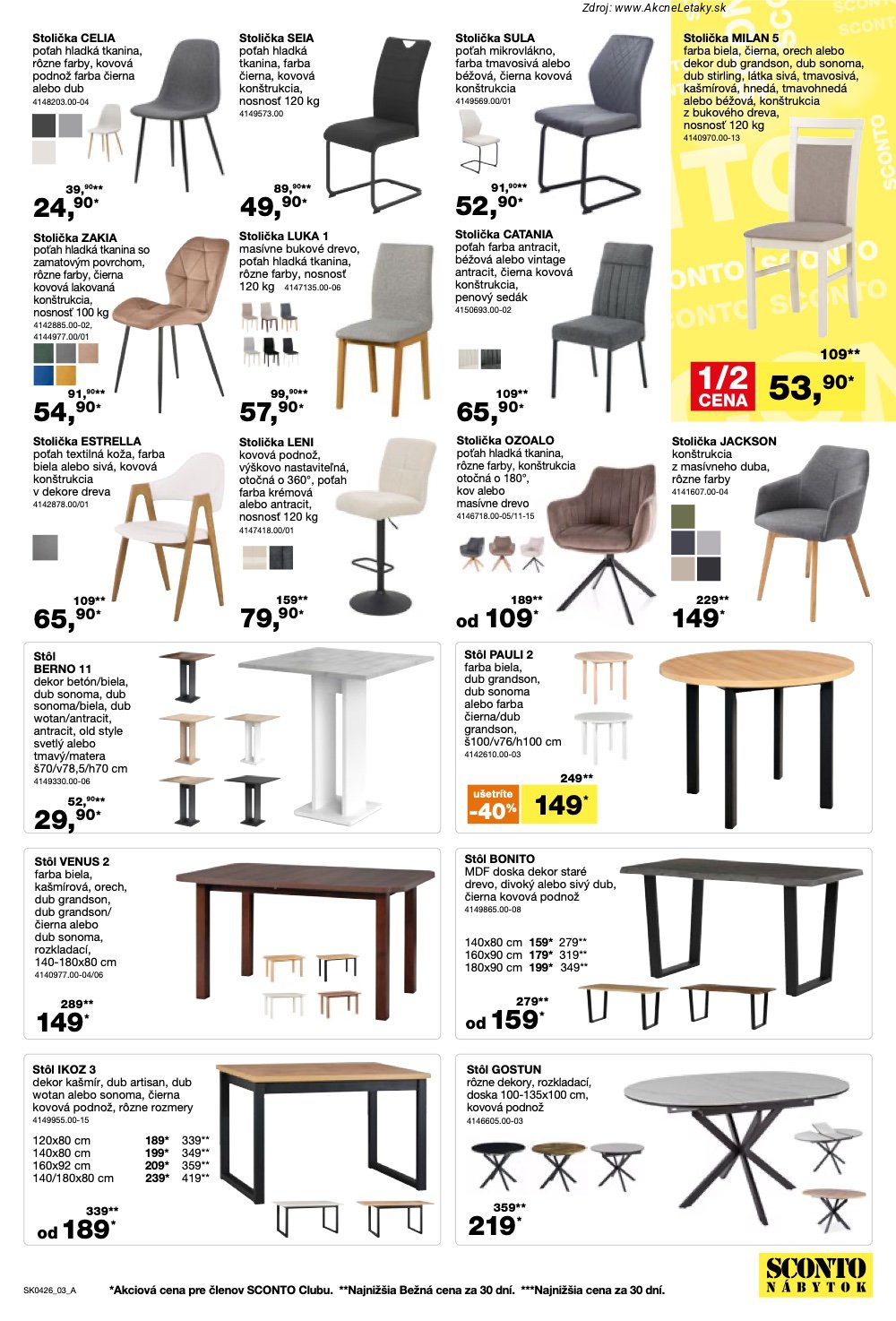 Leták Sconto - strana 3