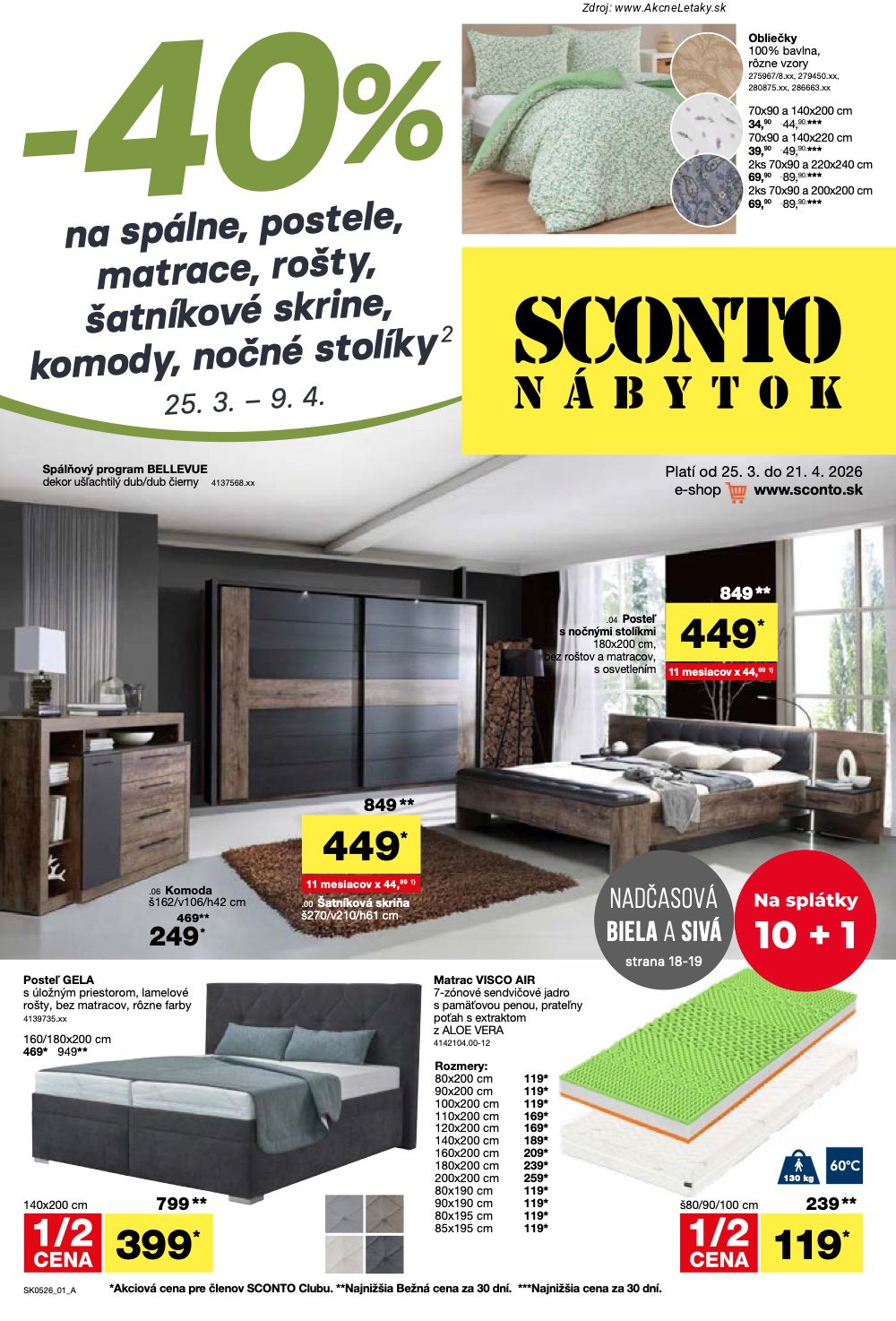 Leták Sconto - strana 1