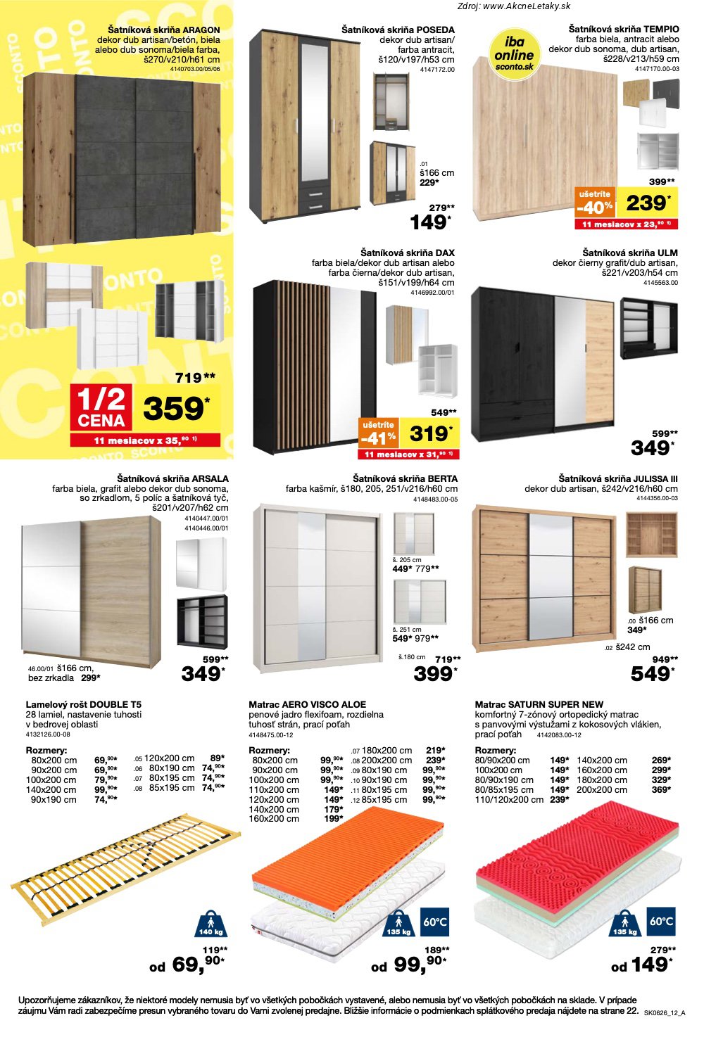 Leták Sconto (22. 4. - 19. 5. 2026) - strana 12 z 24