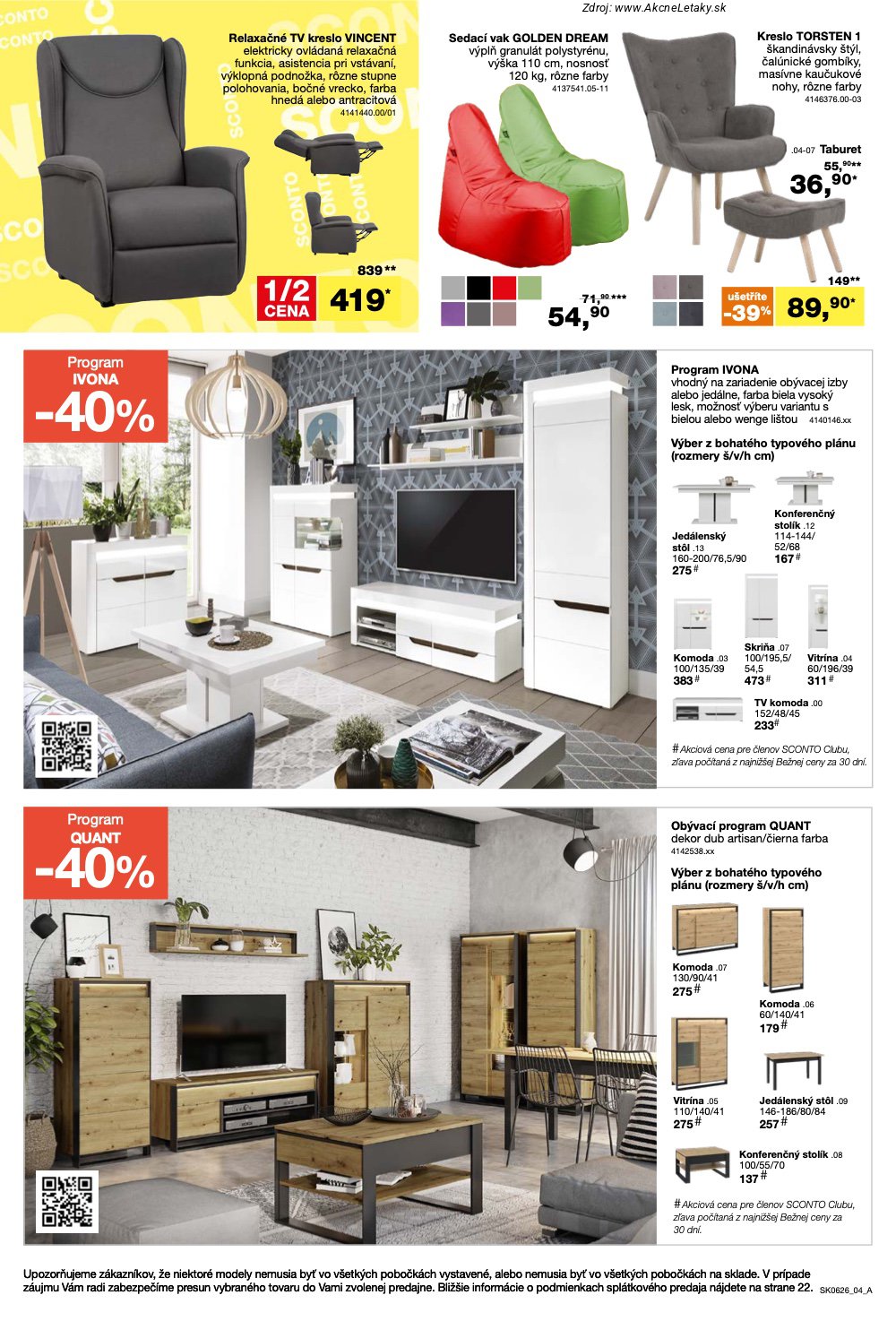 Leták Sconto (22. 4. - 19. 5. 2026) - strana 4 z 24