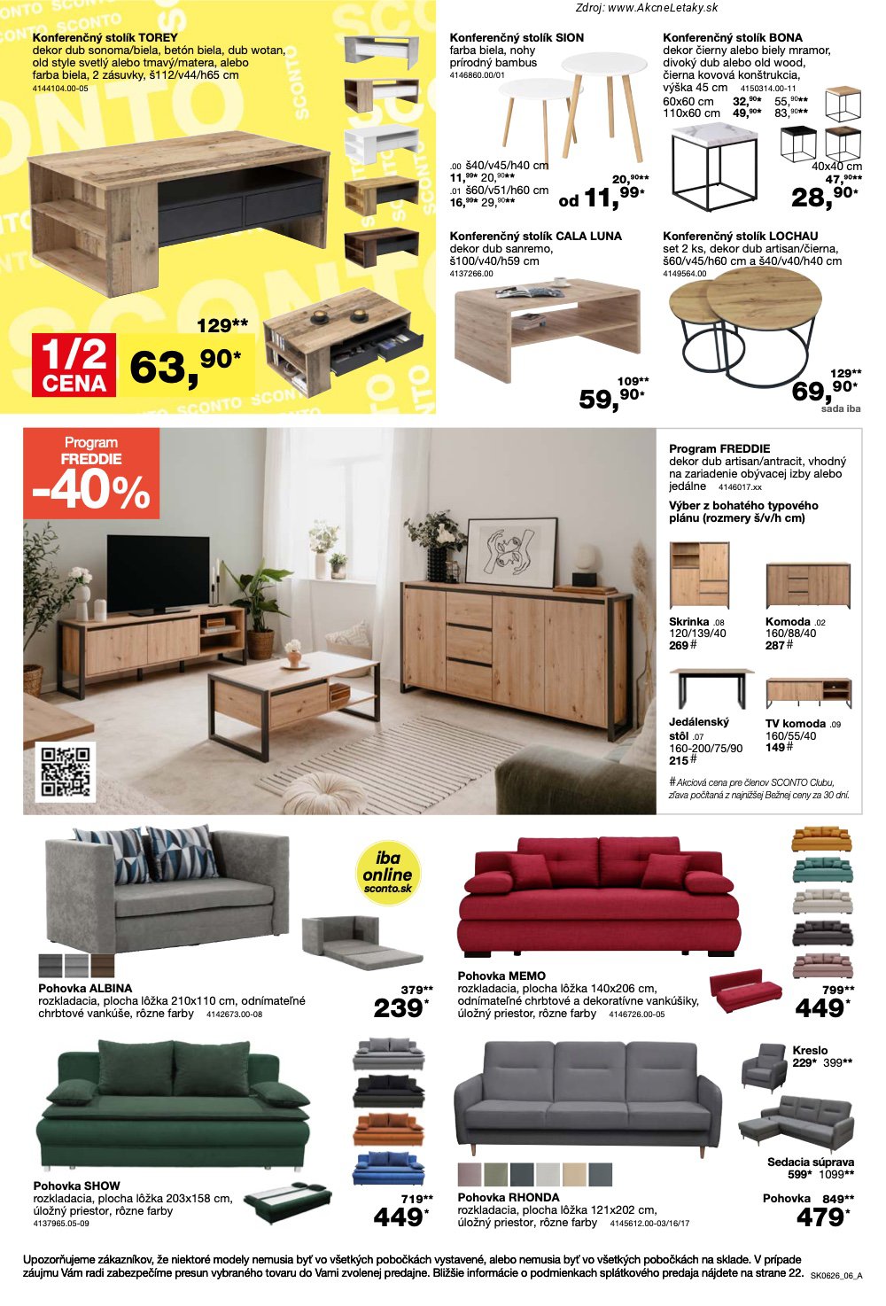 Leták Sconto (22. 4. - 19. 5. 2026) - strana 6 z 24