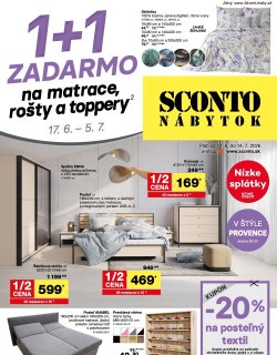 Leták Sconto nábytok