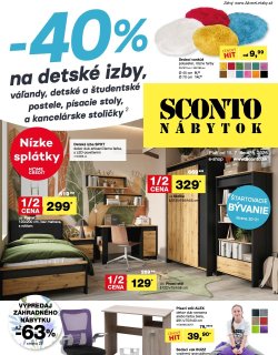 Leták Sconto nábytok