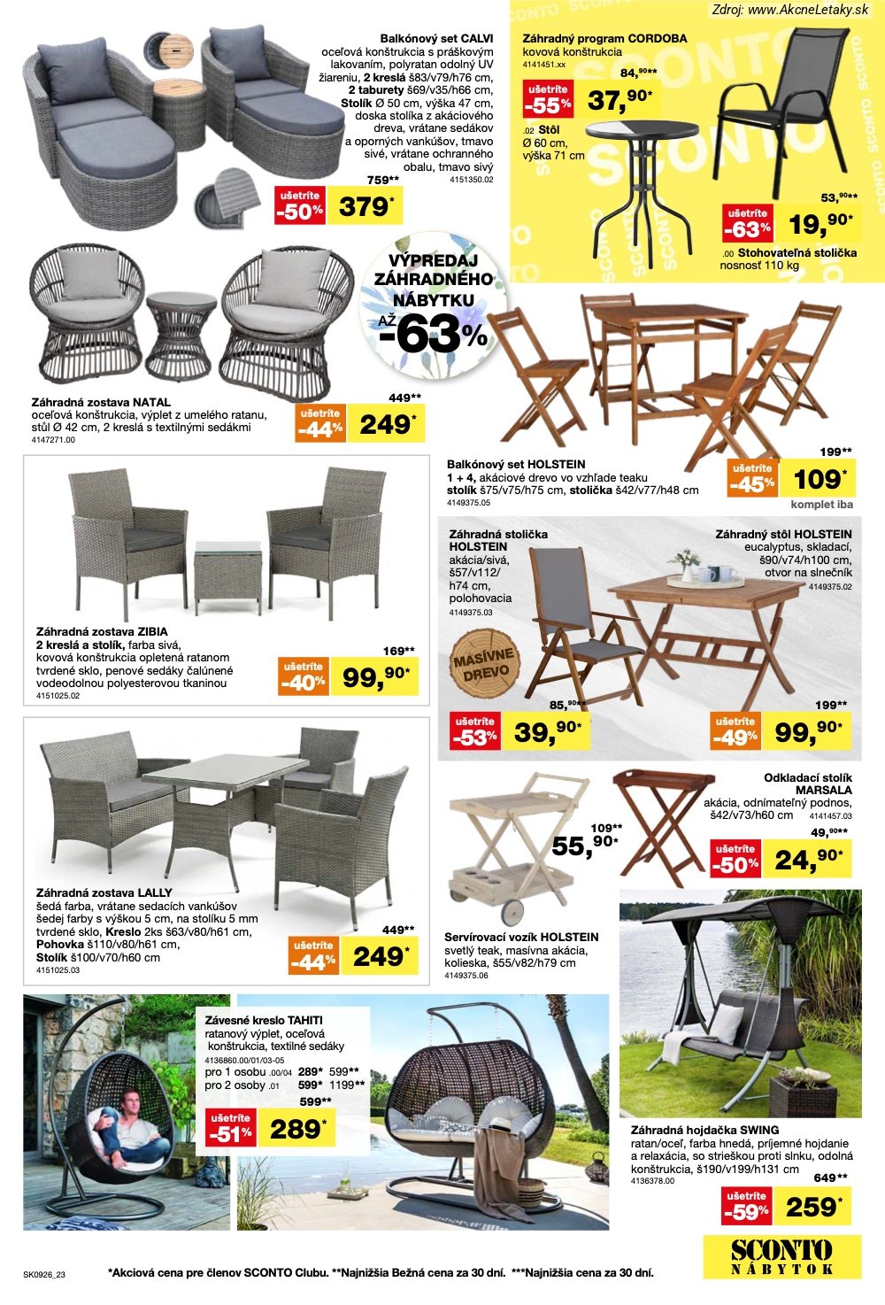 Leták Sconto (15. 7. - 4. 8. 2026) - strana 23 z 24
