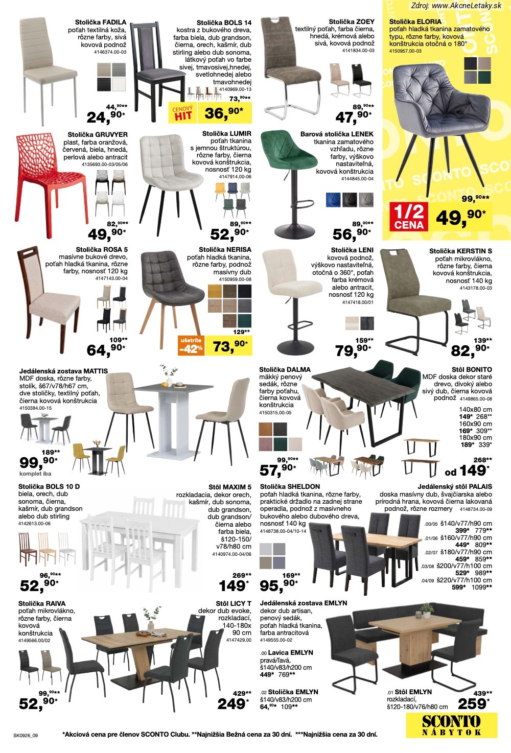 Leták Sconto (15. 7. - 4. 8. 2026) - strana 9 z 24