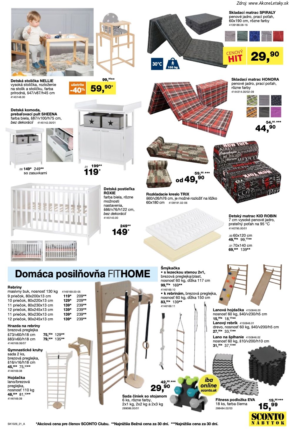 Leták Sconto (5. 8. - 25. 8. 2026) - strana 21 z 24