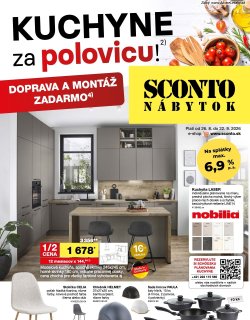 Leták Sconto nábytok