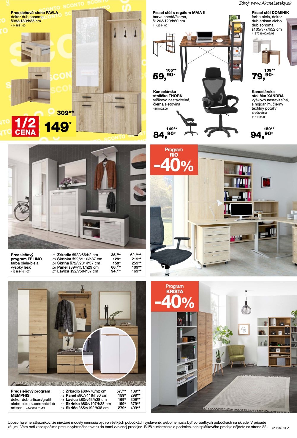 Leták Sconto (26. 8. - 22. 9. 2026) - strana 18 z 24