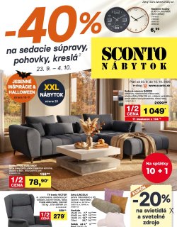 Leták Sconto nábytok
