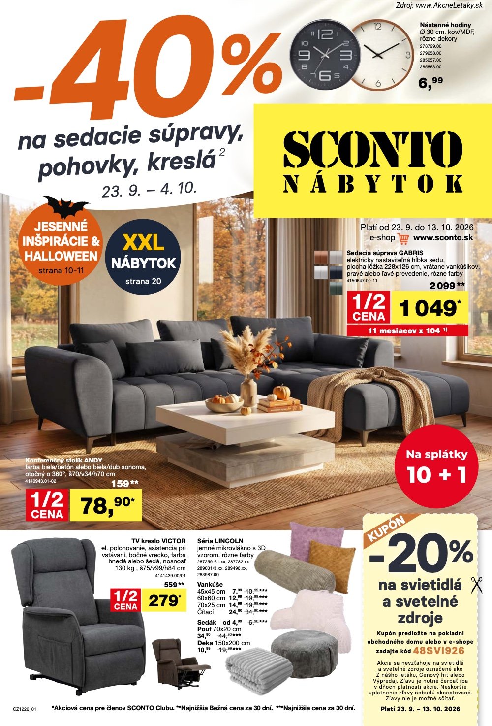 Leták Sconto - strana 1