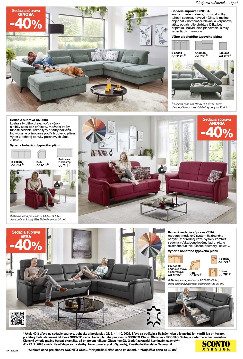 Leták Sconto (23. 9. - 13. 10. 2026) - strana 3 z 24
