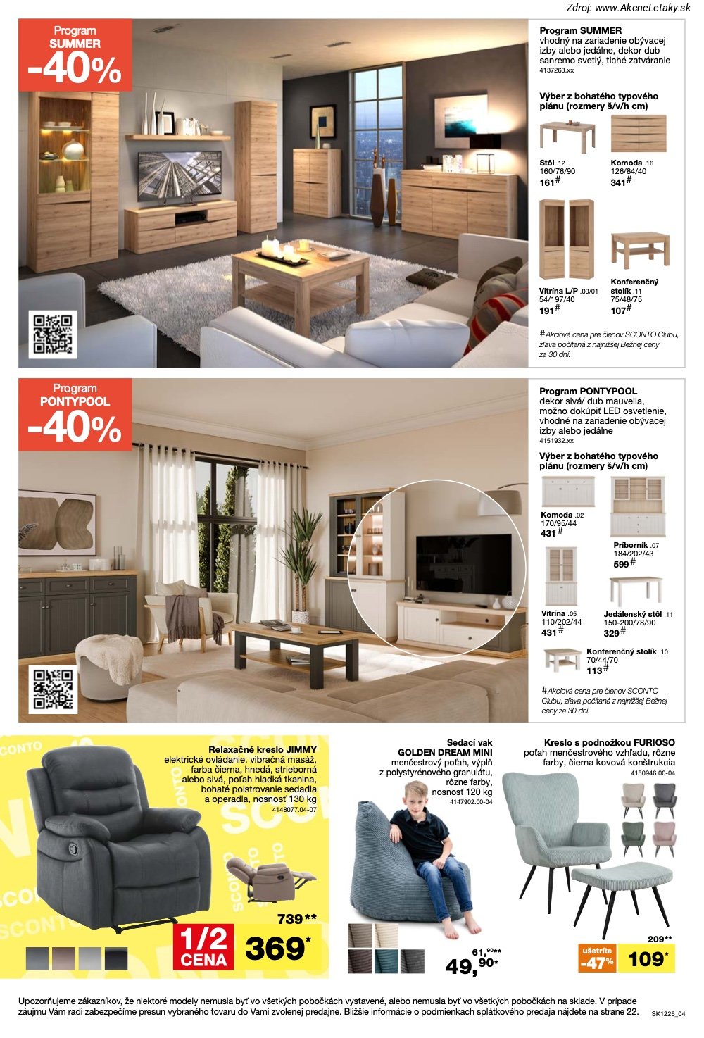 Leták Sconto (23. 9. - 13. 10. 2026) - strana 4 z 24