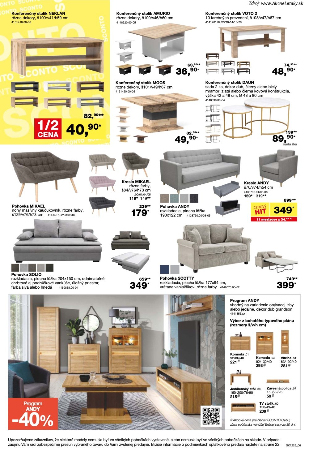 Strana 14 - leták Sconto nábytok (23. 9. - 13. 10. 2026)