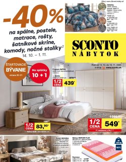 Leták Sconto nábytok