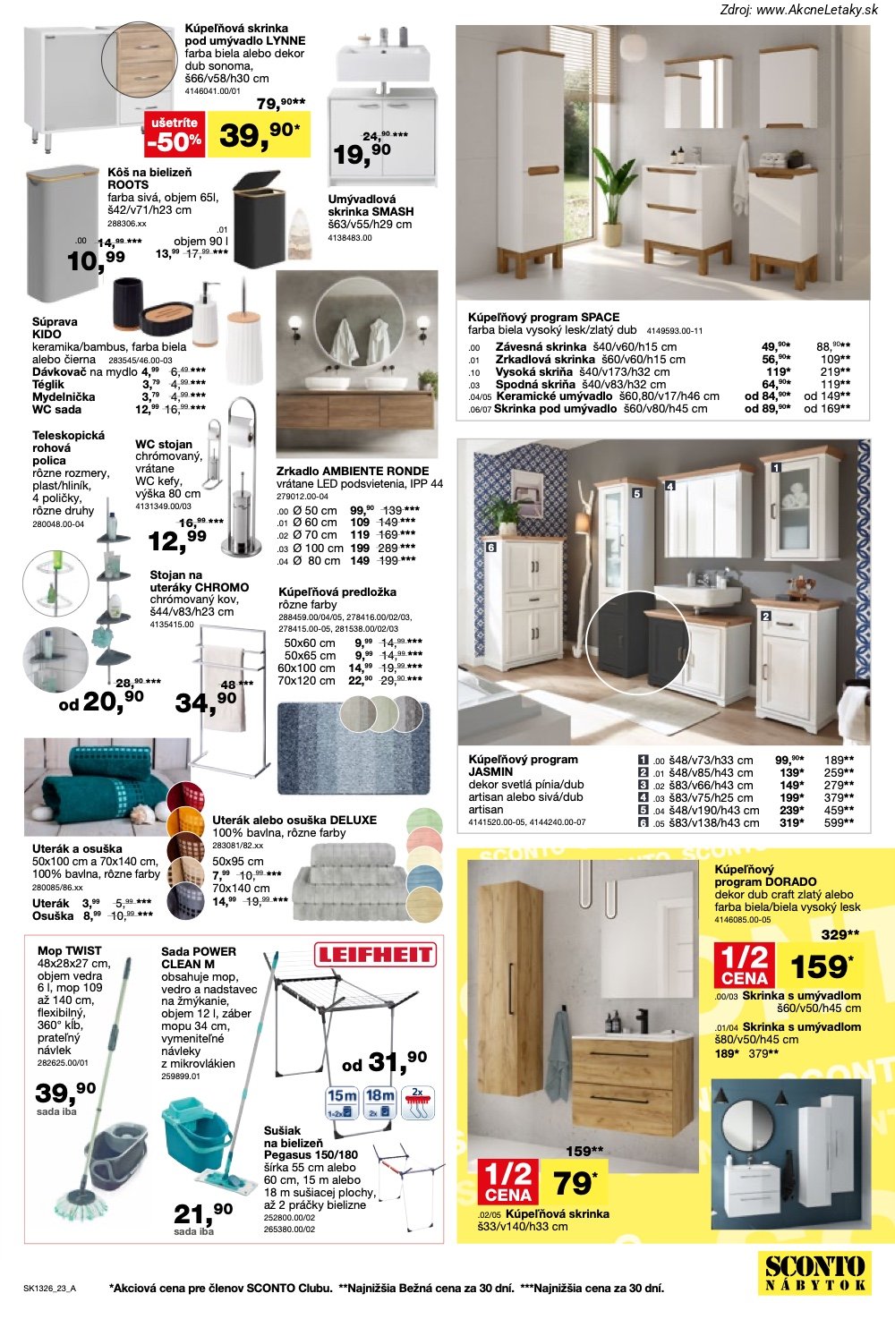 Leták Sconto (14. 10. - 10. 11. 2026) - strana 23 z 24