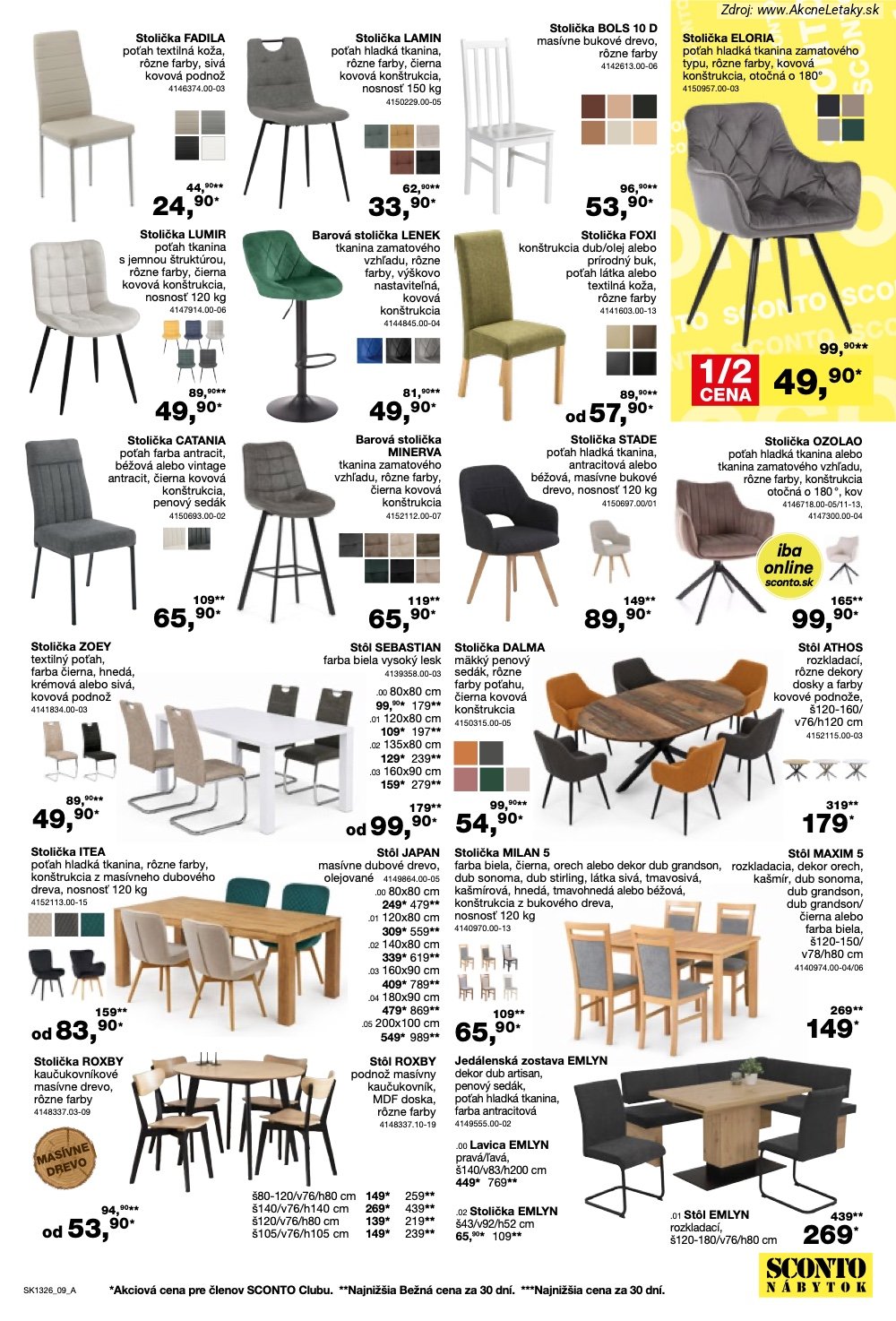 Leták Sconto (14. 10. - 10. 11. 2026) - strana 9 z 24