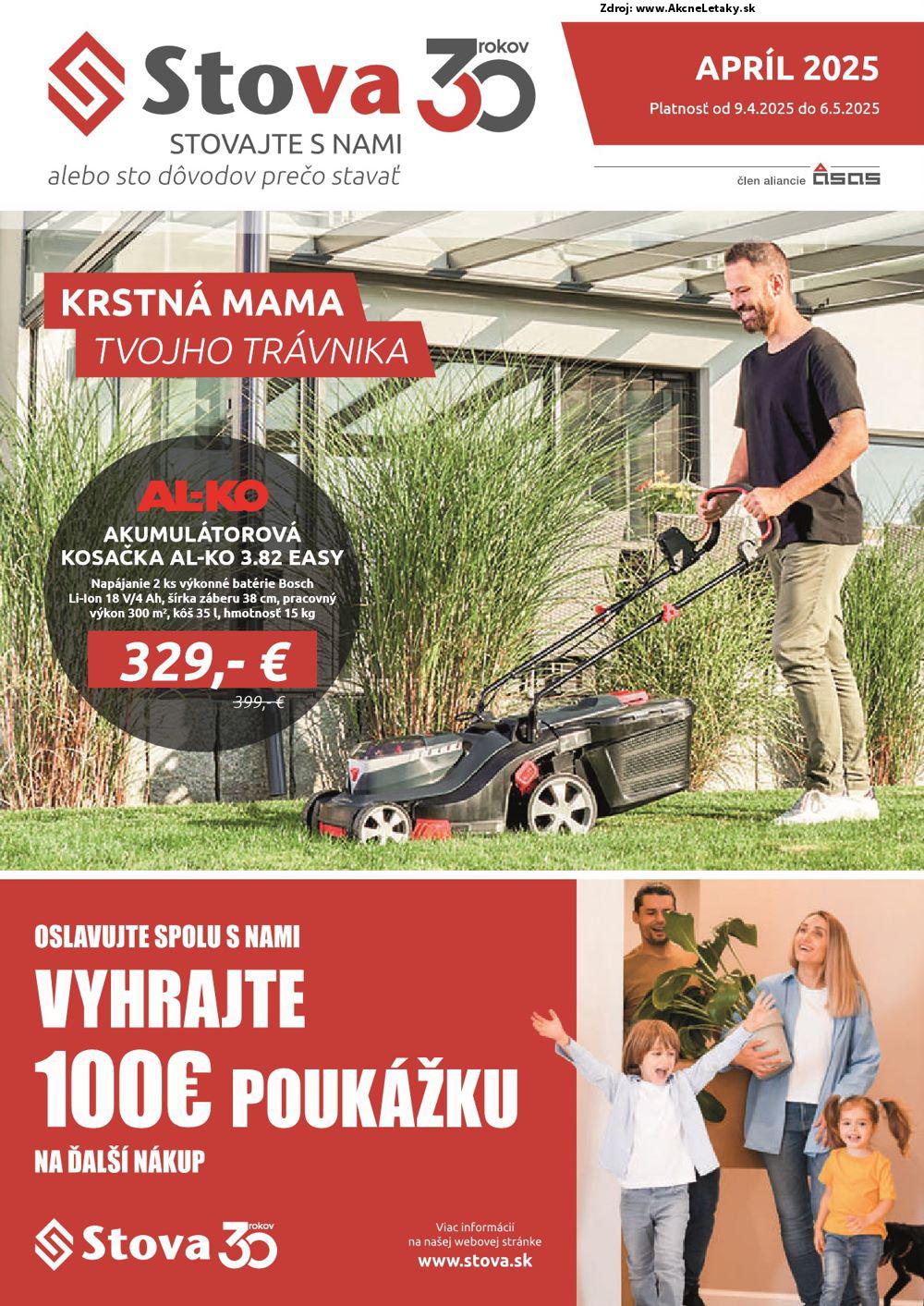 Leták Stova - strana 1