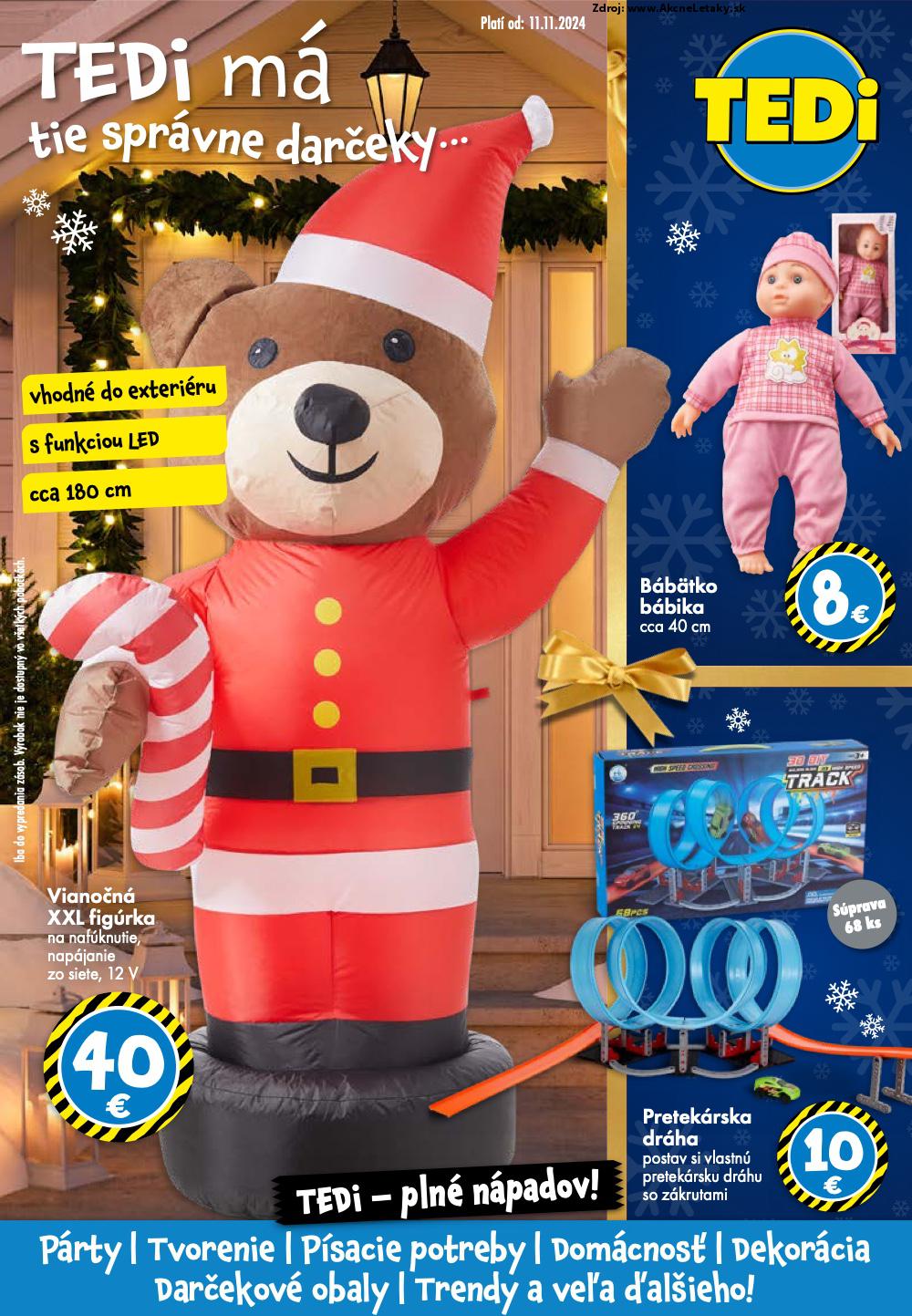 Leták TEDi (11. 11. - 17. 11. 2024) - strana 1 z 25