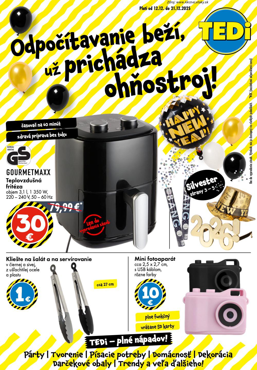 Leták TEDi - strana 1