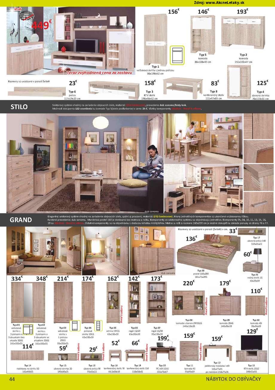 Leták Tempo Kondela Nábytok (1. 10. - 31. 12. 2015) - strana 44 z 100