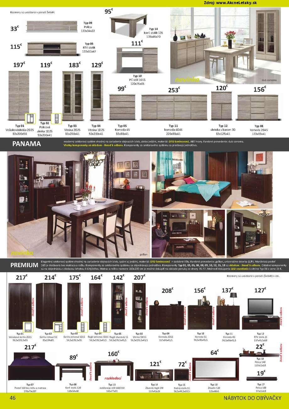 Leták Tempo Kondela Nábytok (1. 10. - 31. 12. 2015) - strana 46 z 100