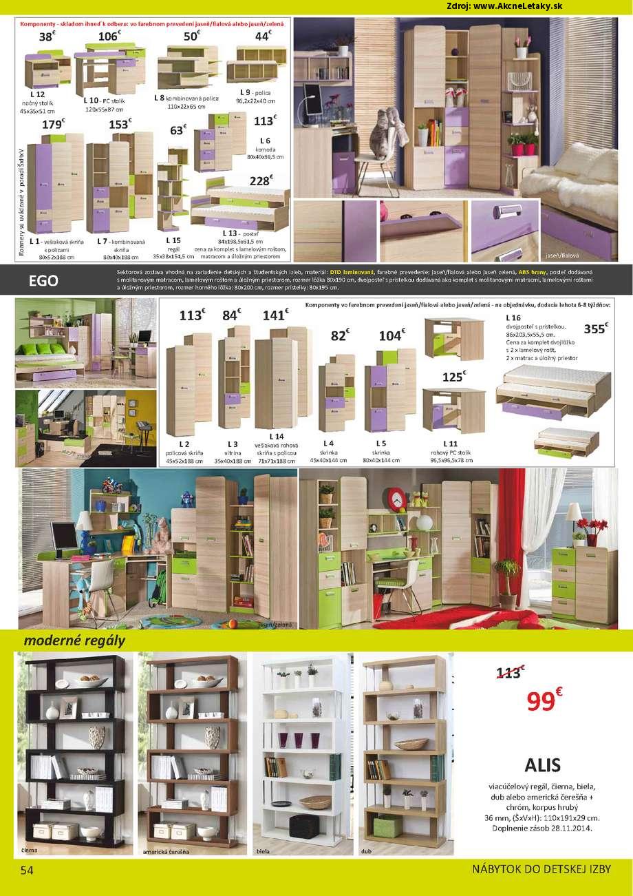 Leták Tempo Kondela Nábytok (1. 10. - 31. 12. 2015) - strana 54 z 100