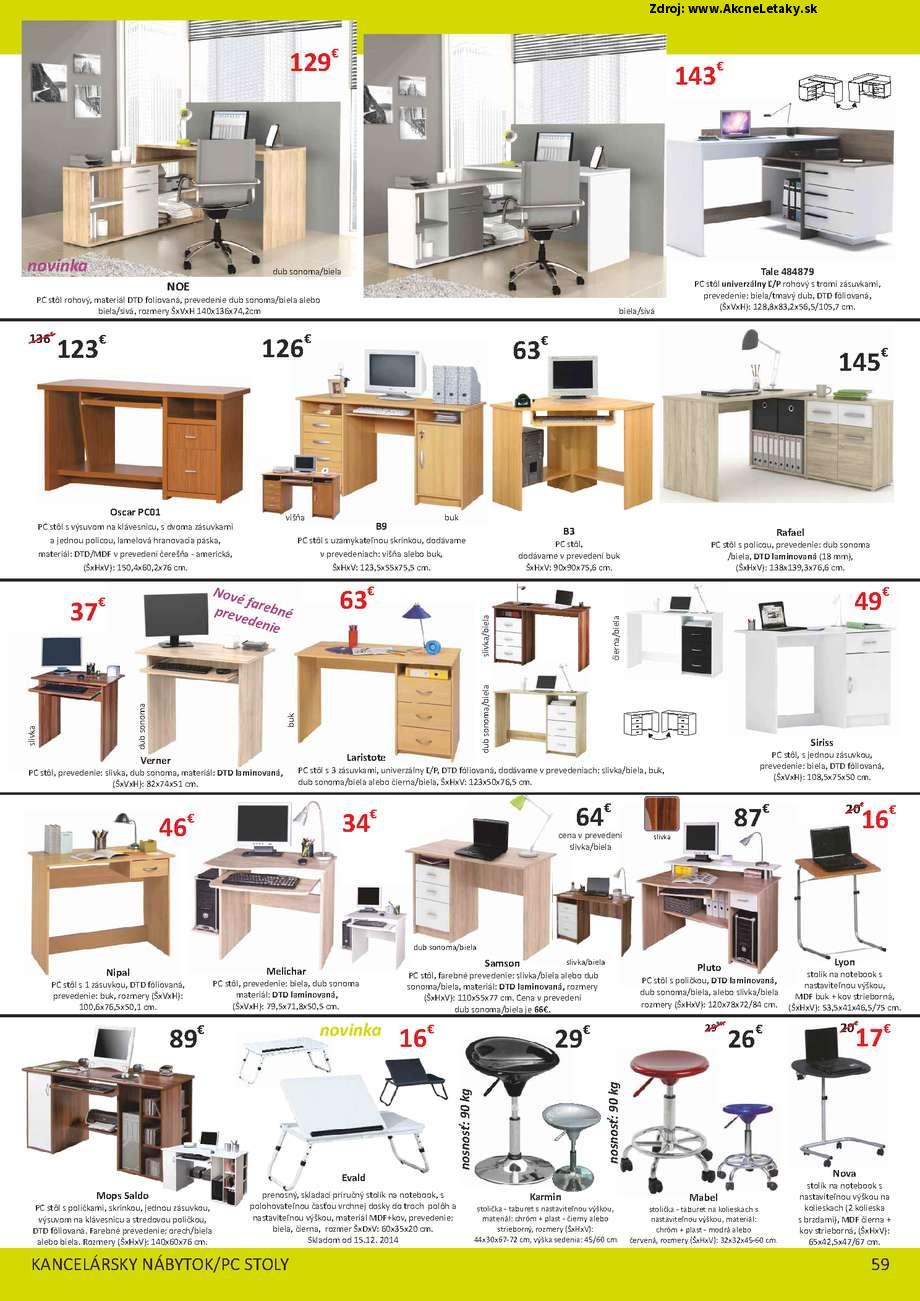 Leták Tempo Kondela Nábytok (1. 10. - 31. 12. 2015) - strana 59 z 100
