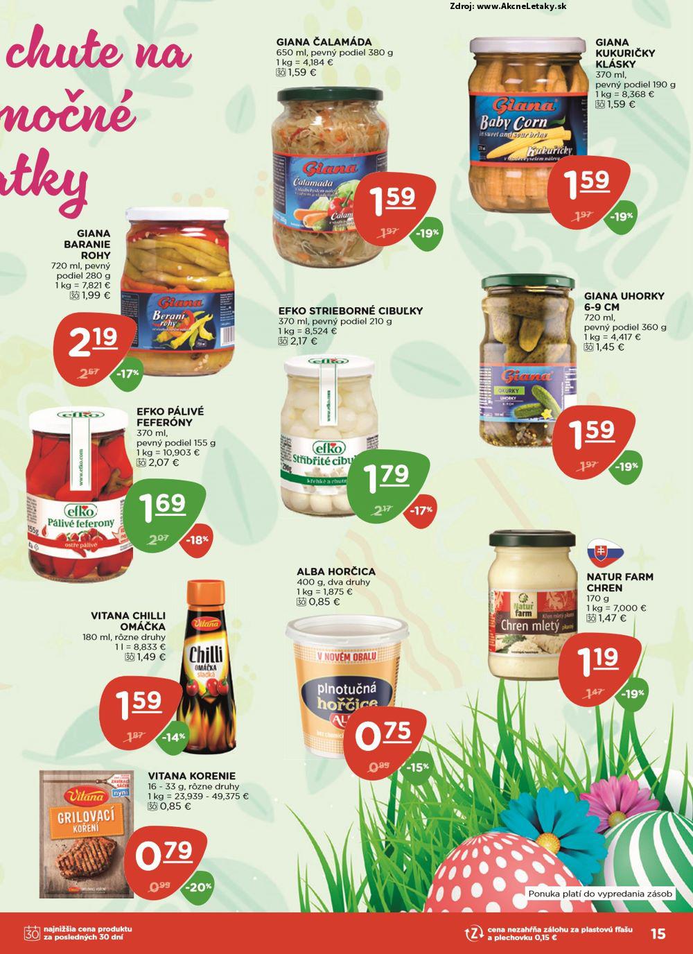 Leták TERNO (10. 4. - 23. 4. 2025) - strana 15 z 16