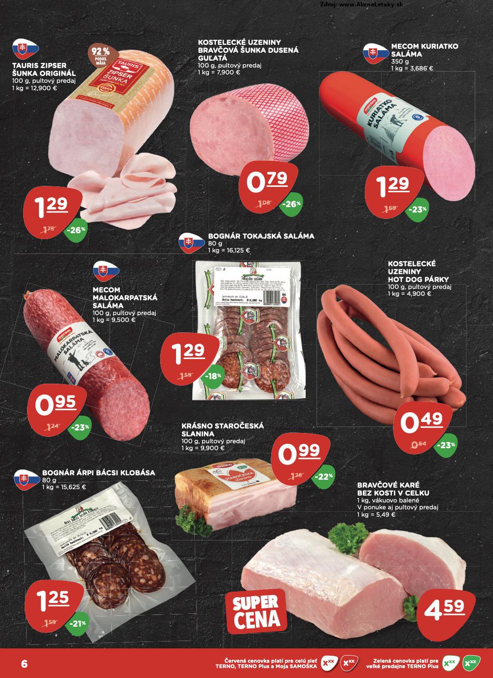 Leták TERNO (24. 4. - 30. 4. 2025) - strana 6 z 13