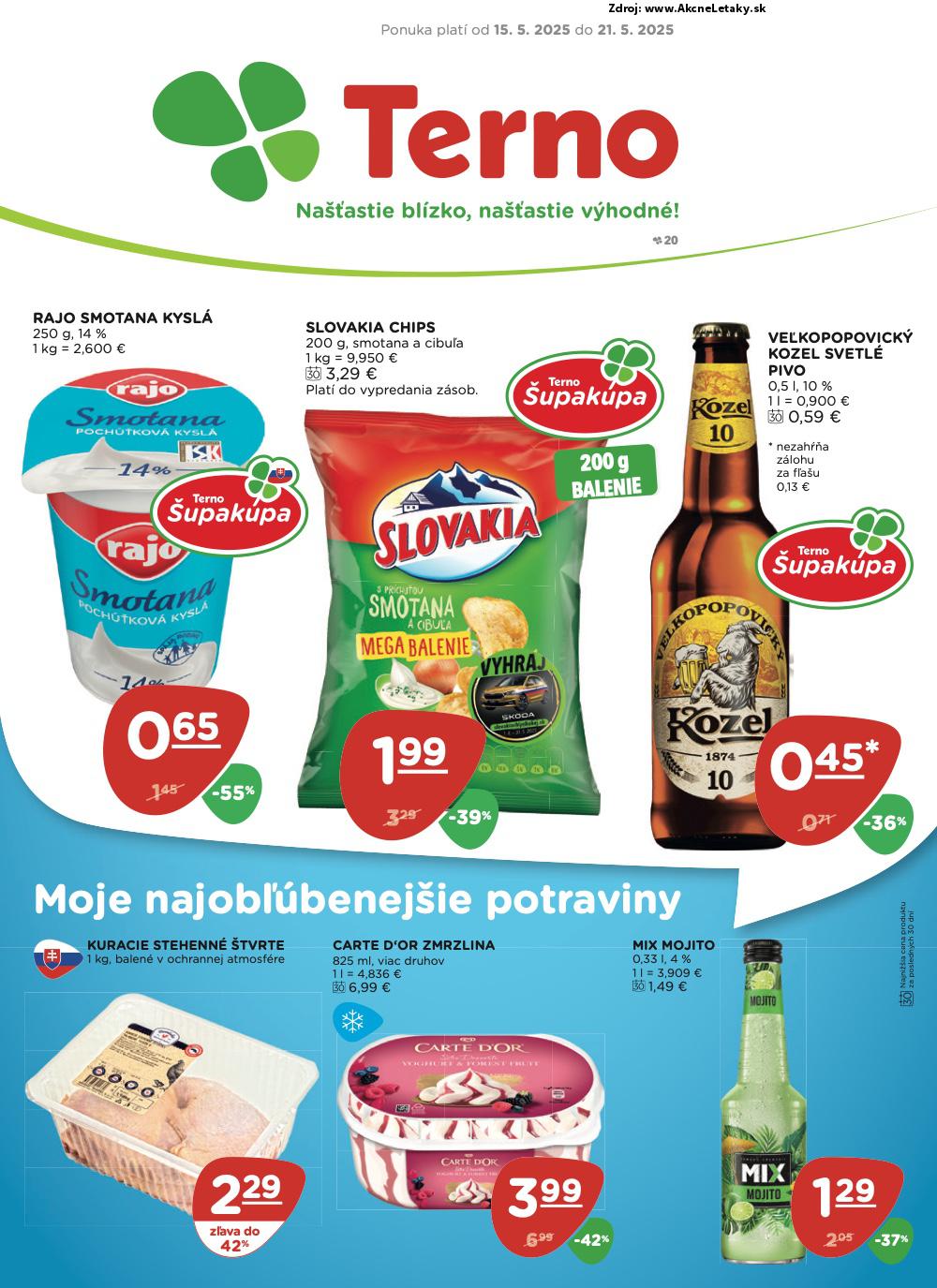 Leták TERNO (15. 5. - 21. 5. 2025) - strana 1 z 19