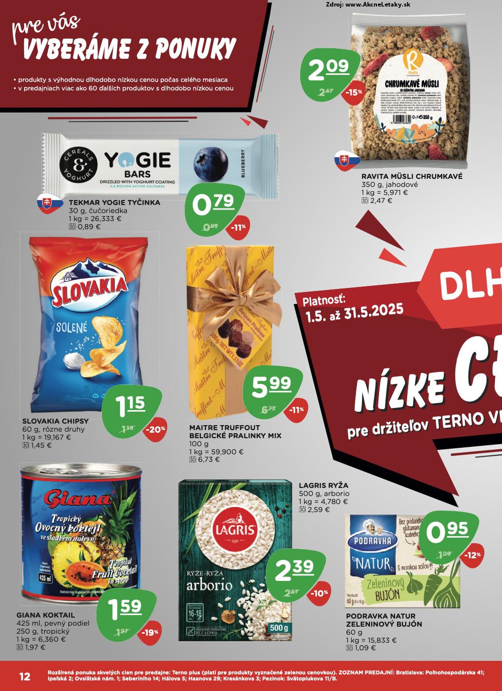 Leták TERNO (29. 5. - 4. 6. 2025) - strana 12 z 15