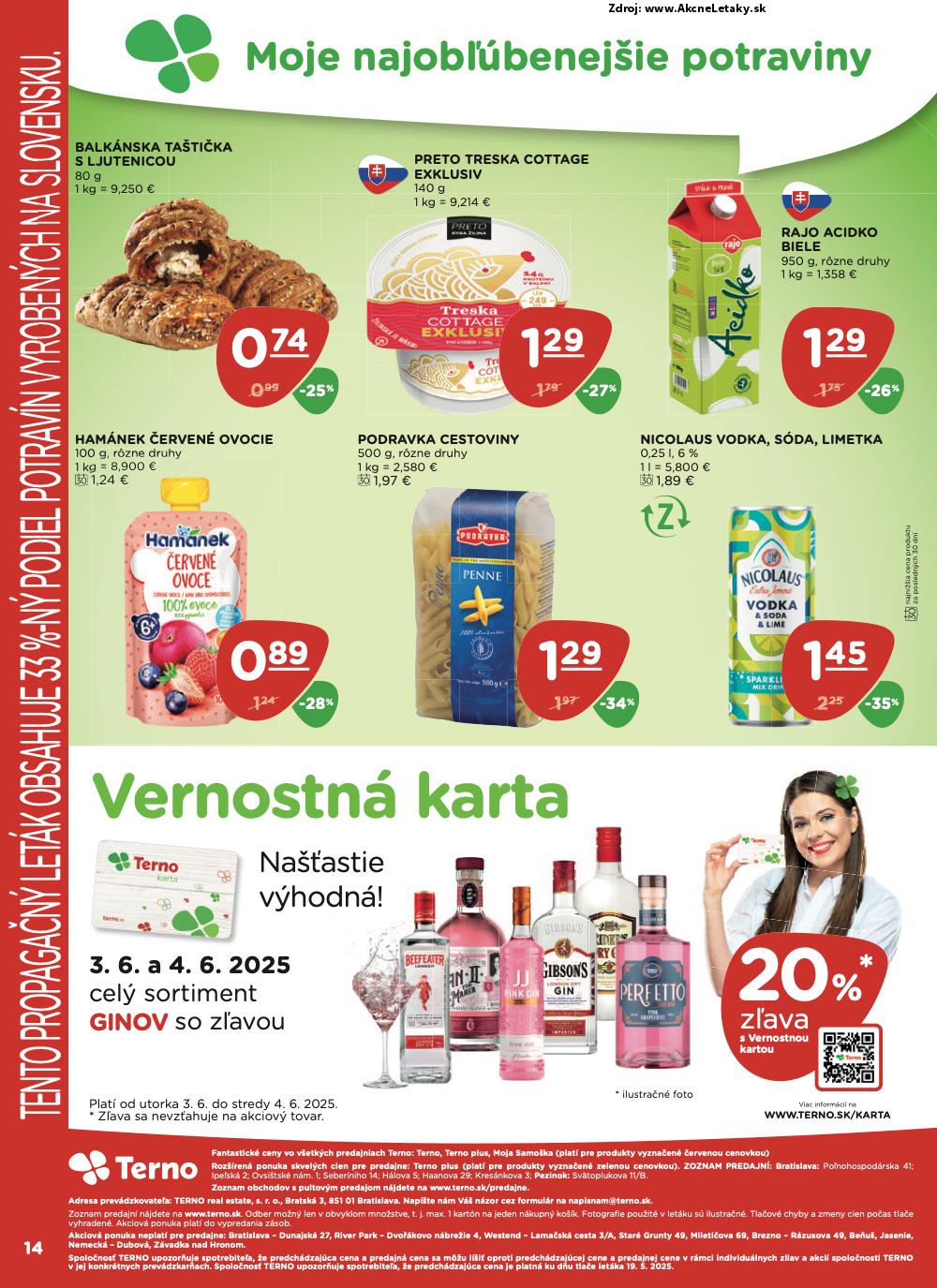 Leták TERNO (29. 5. - 4. 6. 2025) - strana 14 z 15