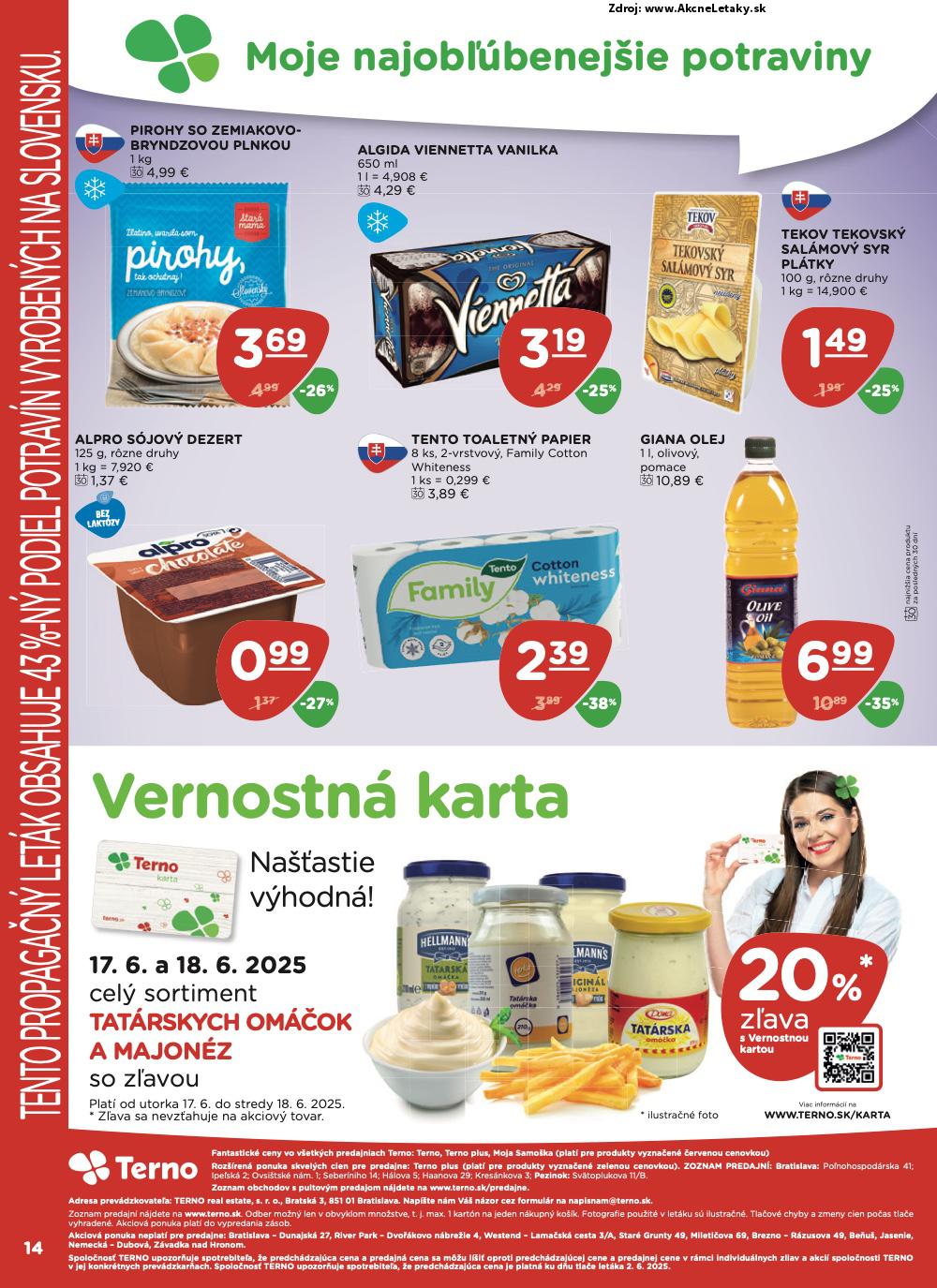 Leták TERNO (12. 6. - 18. 6. 2025) - strana 14 z 15