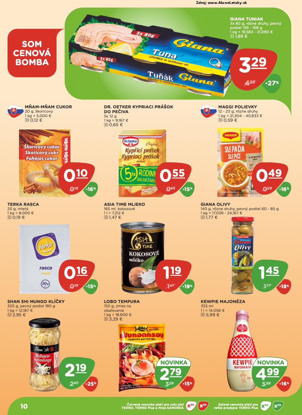 Leták TERNO (19. 6. - 25. 6. 2025) - strana 10 z 22