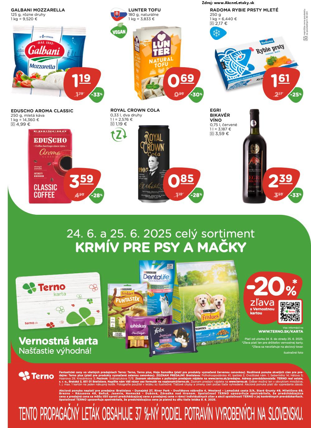Leták TERNO (19. 6. - 25. 6. 2025) - strana 21 z 22