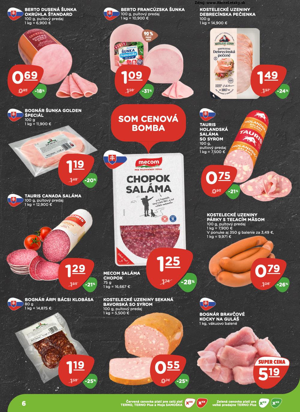Leták TERNO (19. 6. - 25. 6. 2025) - strana 6 z 22
