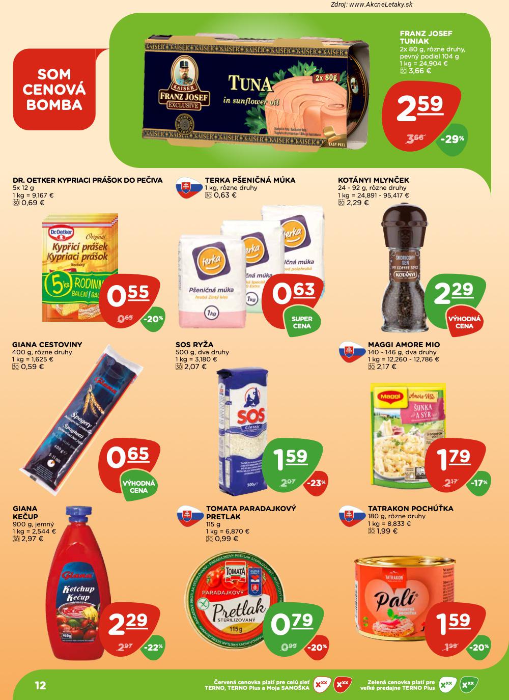 Leták TERNO (9. 10. - 15. 10. 2025) - strana 12 z 20