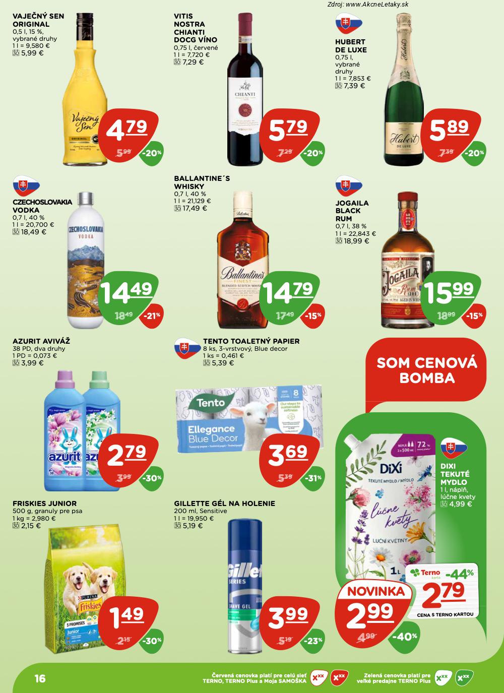 Leták TERNO (23. 10. - 29. 10. 2025) - strana 16 z 20