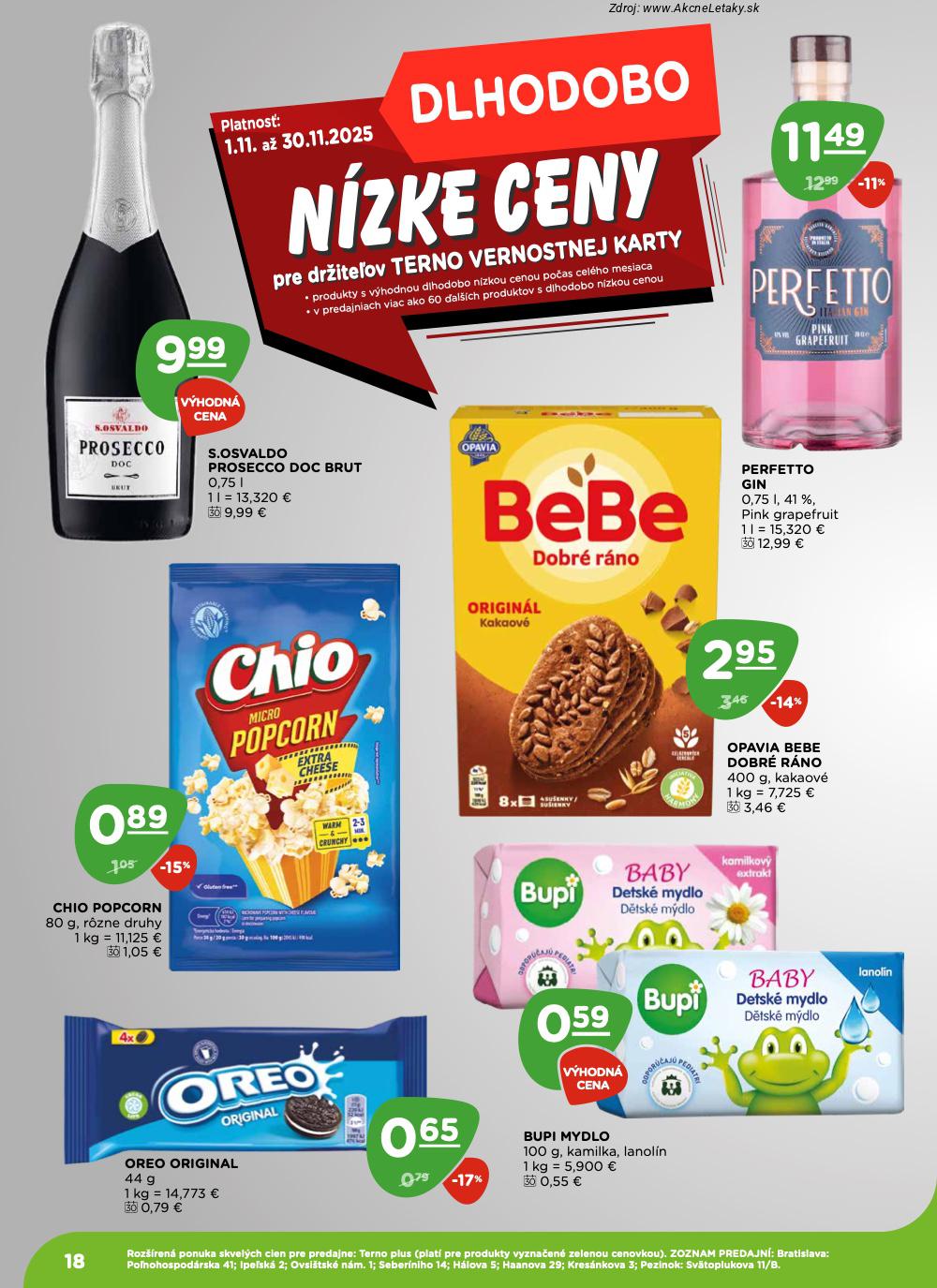 Leták TERNO (30. 10. - 5. 11. 2025) - strana 18 z 20