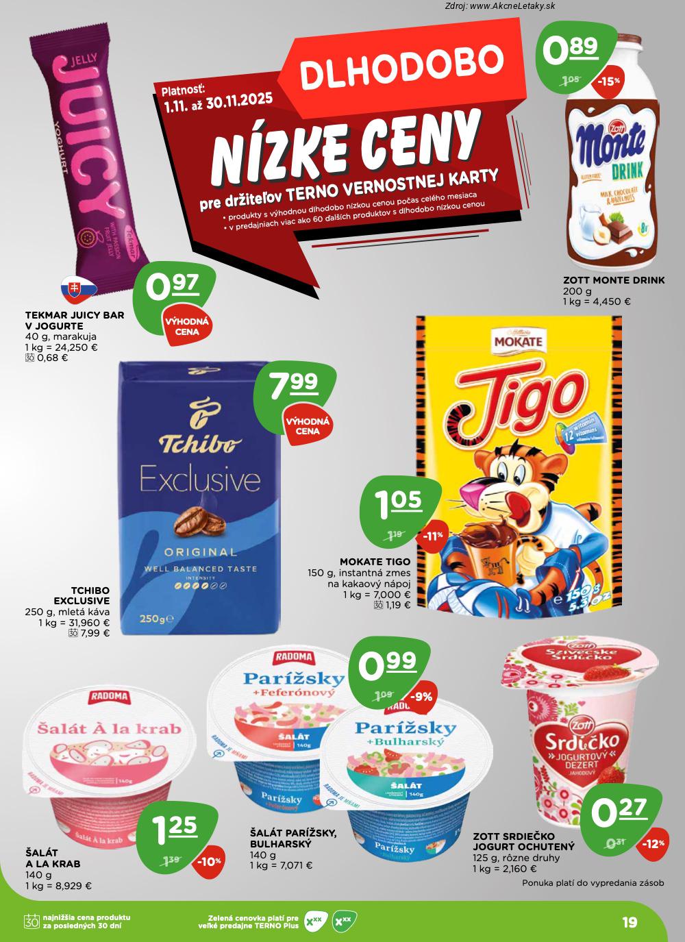 Leták TERNO (30. 10. - 5. 11. 2025) - strana 19 z 20