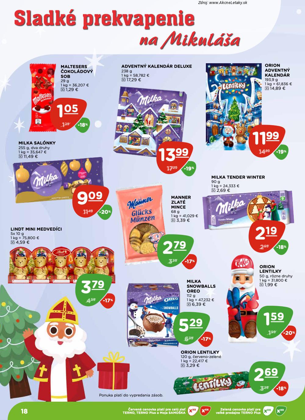 Leták TERNO (20. 11. - 26. 11. 2025) - strana 18 z 25