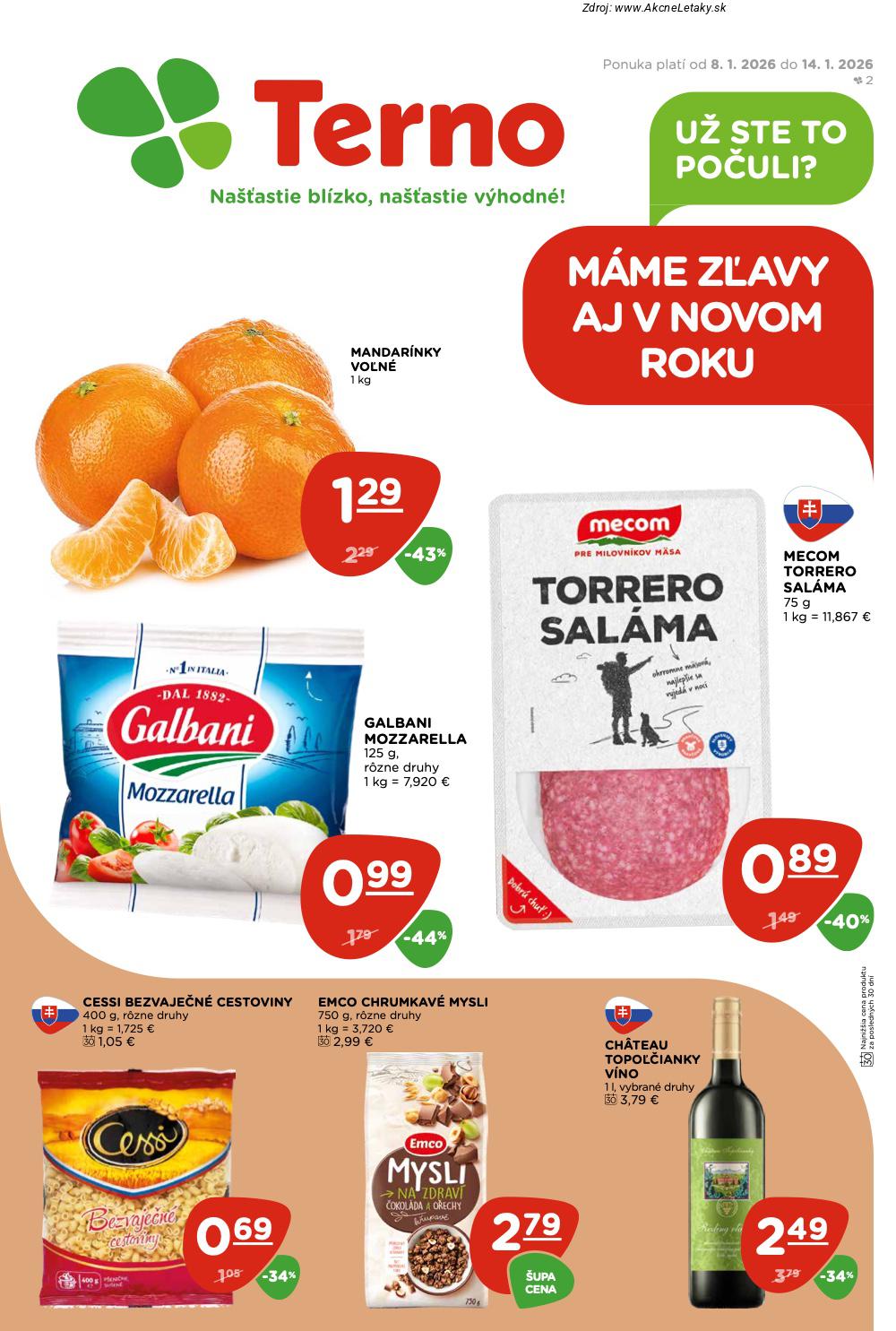 Leták TERNO - strana 1