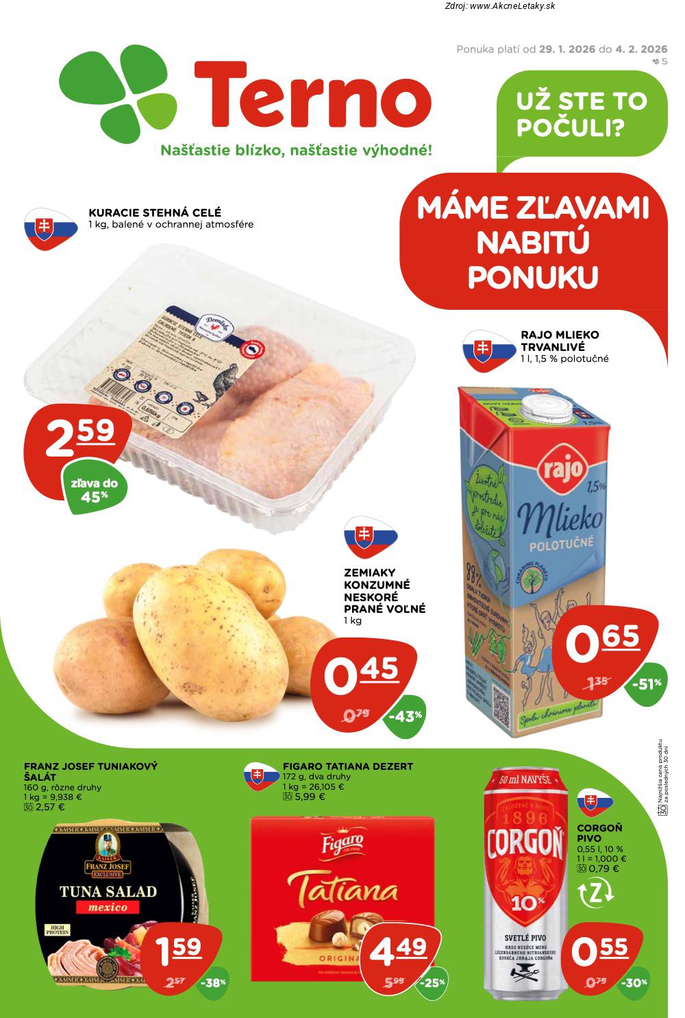 Leták TERNO (29. 1. - 4. 2. 2026) - strana 1 z 20