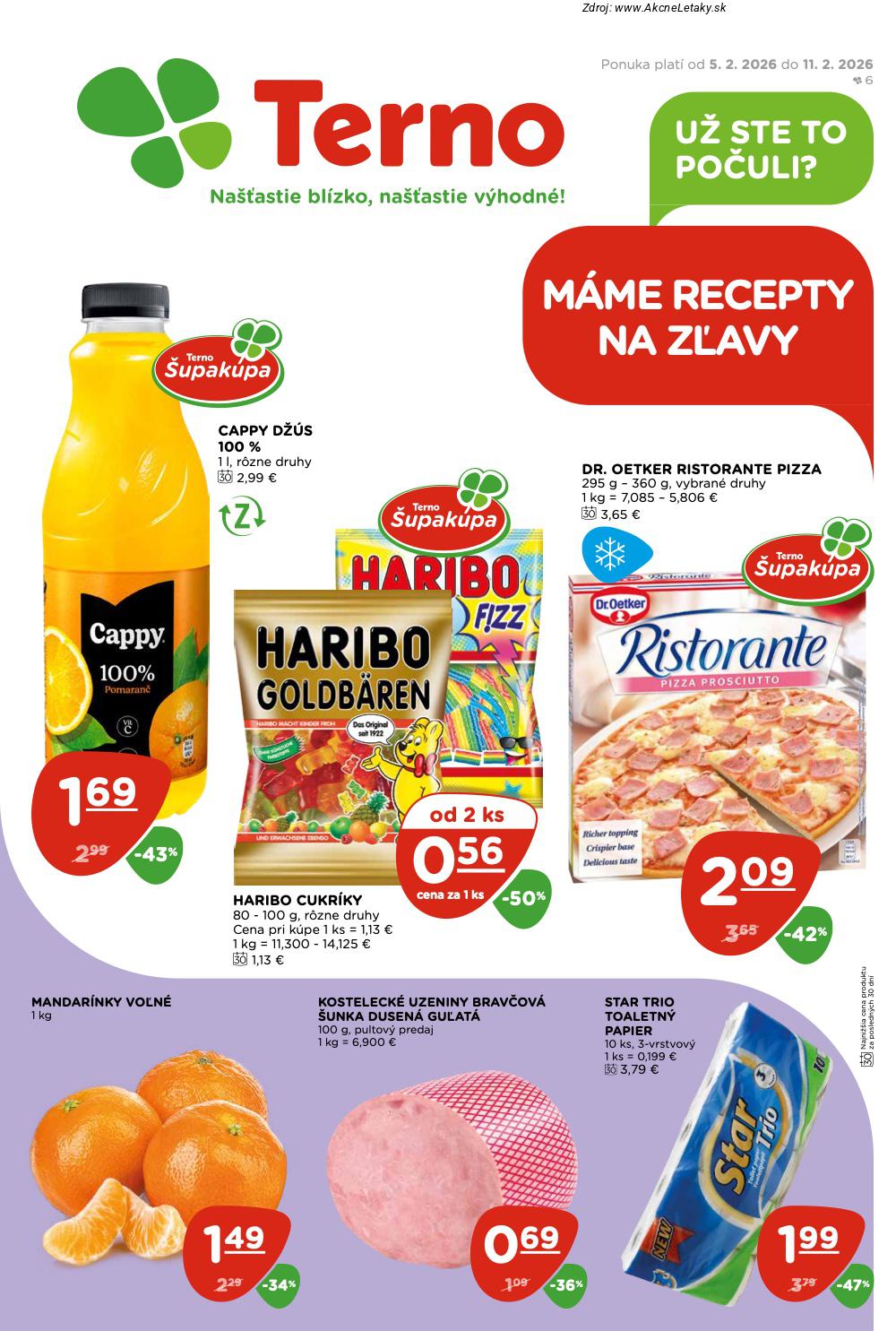 Leták TERNO (5. 2. - 11. 2. 2026) - strana 1 z 20