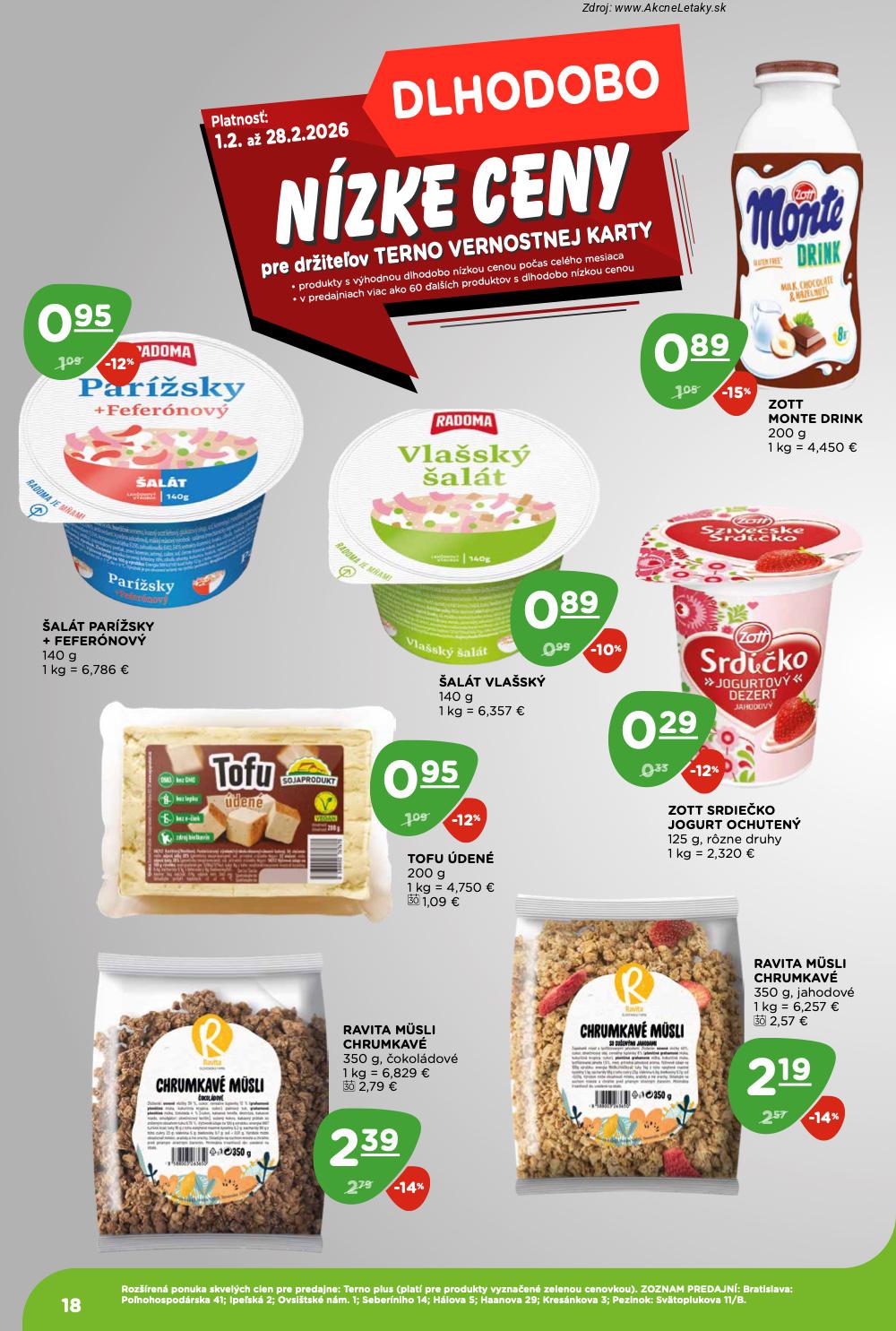 Leták TERNO (5. 2. - 11. 2. 2026) - strana 18 z 20
