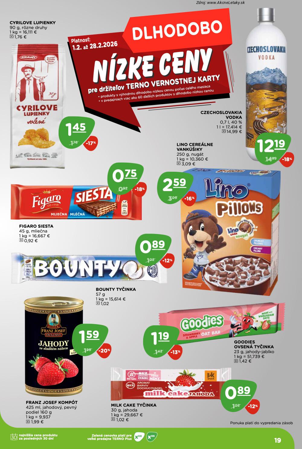 Leták TERNO (5. 2. - 11. 2. 2026) - strana 19 z 20